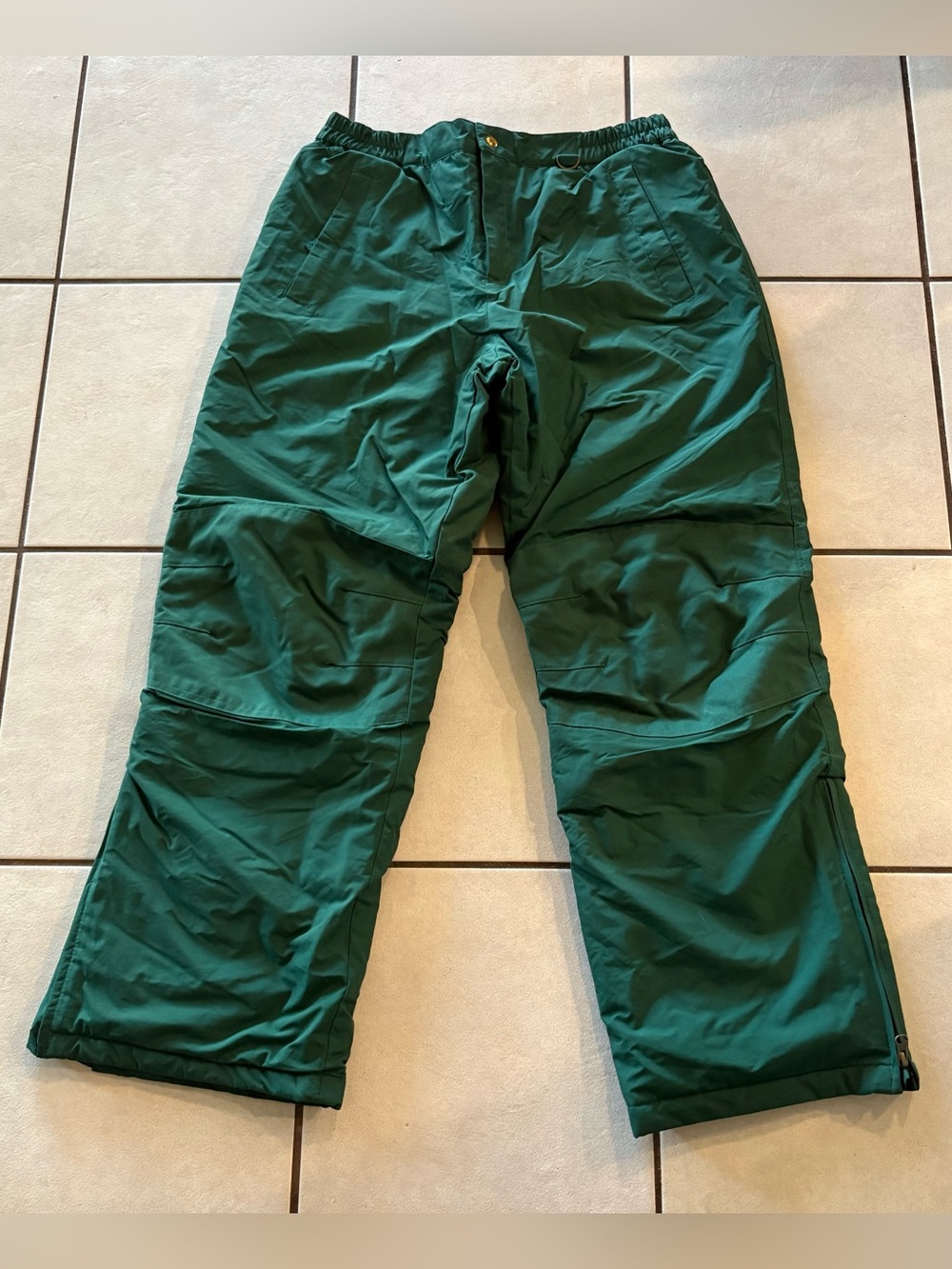 Land's End Youth Big Kids Size XL 18 Snow Pants Snowboard Ski Winter Green